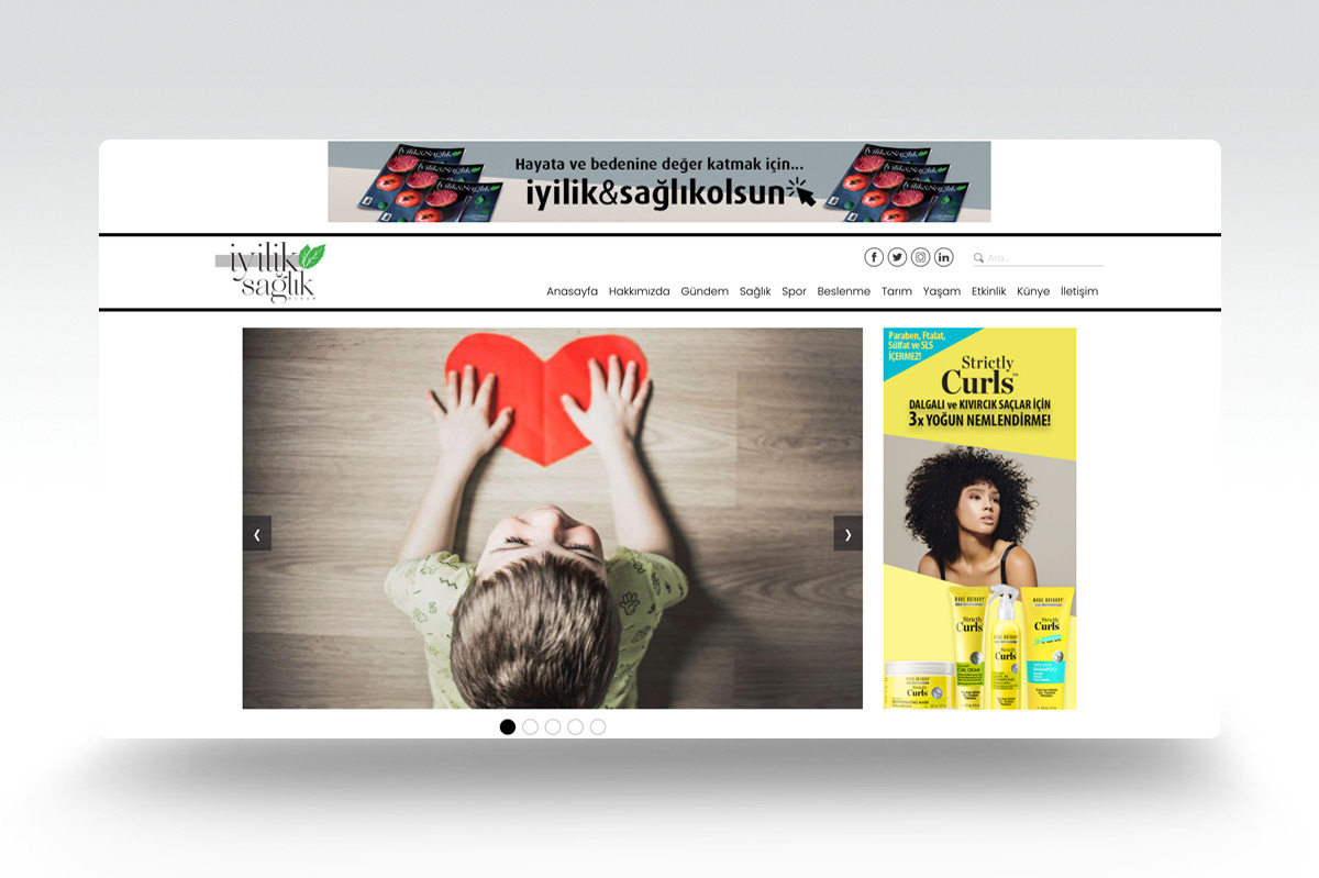 İyilik Sağlık web tasarımı 1