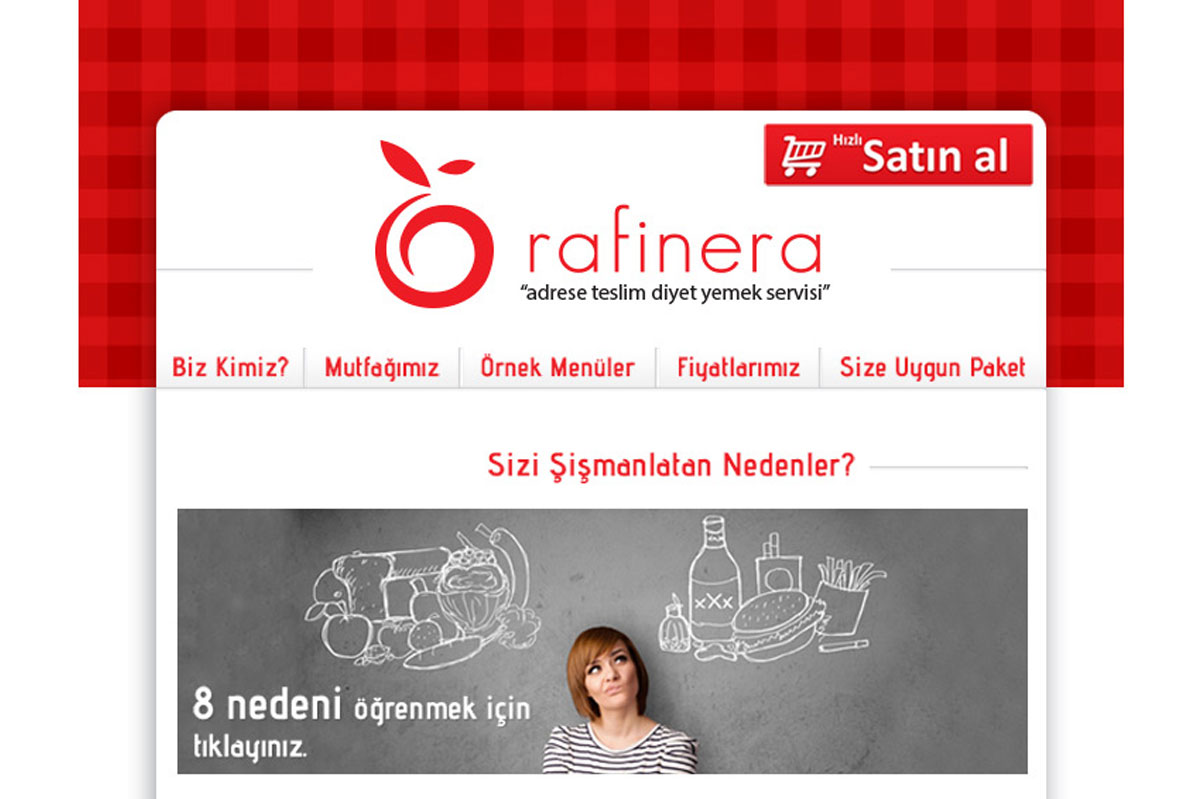 rafinera e-bülten tasarımı 1